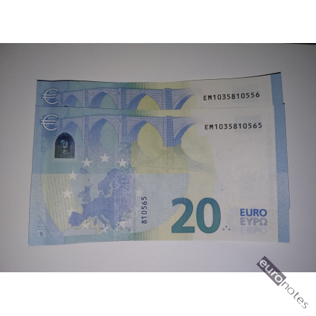 fausse monnaie de 20 euros - faux billet de 20 euros
